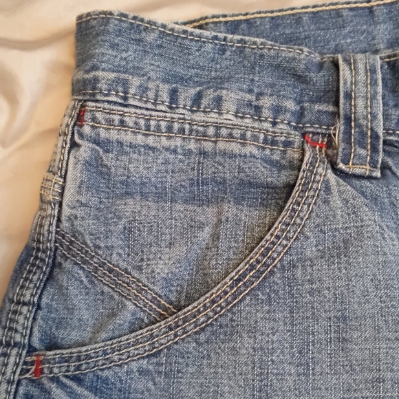 Vtg Men's Levi's Denim Worker Shorts - Picture 4 of 9